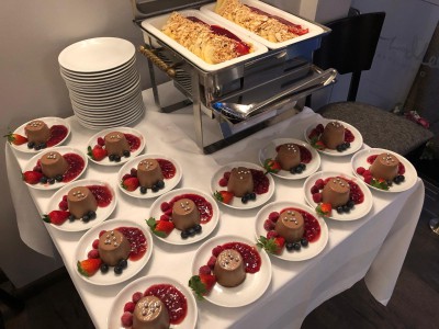 die Desserts sind angerichtet